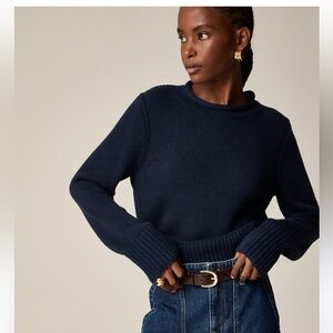 J. Crew Rollneck Heritage Women's Navy Sweater